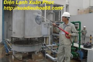 Sửa chữa máy lạnh chiller tại Bắc Giang